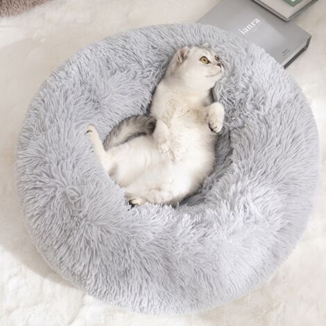 Panier Caverne Pour Chat/chien - Nid Doux Fermé Hiver - Lit Chauffant Intérieur Avec Poignée - Pour Salon, Chambre, Balcon