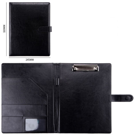 Lot De 6 Porte-Blocs A4 Pliables Avec Couvercle – Presse-Papiers Bleu, Idéal École, Bureau, Hôpital, Chantier