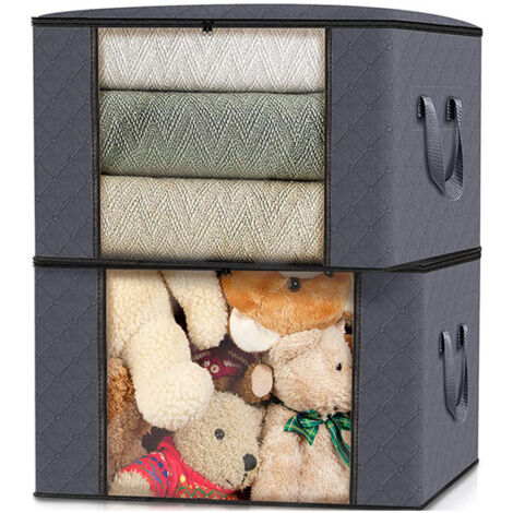 Lot De 3 Pochettes Organisatrices Pour Sac à Langer - Polyester-coton, Lavables - 22x18x2 Cm - Rangement Couches, Jouets