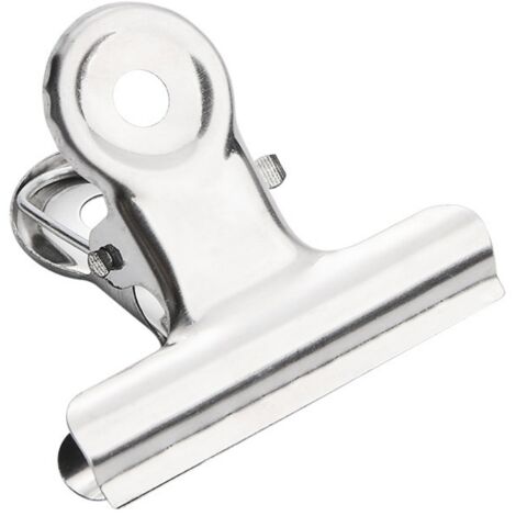 Lot de 10 pinces métalliques robustes à ressort, format 7,5 cm, usage domestique et bureau (1/5)