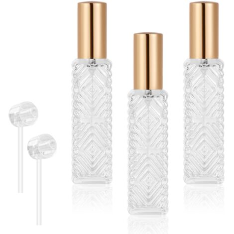 Bouteille Vaporisateur de Parfum, 3PCS Vaporisateur Parfum Vide Rechargeable 12ML Mini Portable Voyage Parfum Atomiseur Bouteille, Facile à Ingérer, Etanchéité Solide, L'odeur ne S'évapore Pas (1/5)
