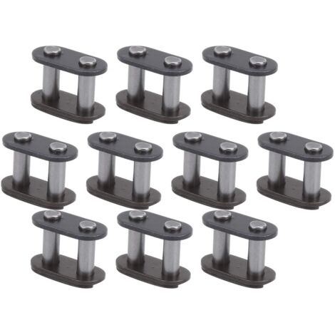 T8f Chain Master Link - 10pcs connecteurs en acier maillon de connexion principal de résistance à l'usure de chaîne de vélo léger (1/5)