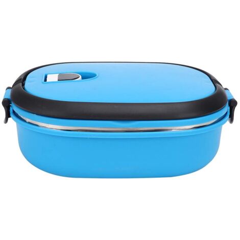 Récipient portatif de nourriture d'isolation d'acier inoxydable de boîte à lunch, récipient thermique à une seule couche de 900 ml pour le pique-nique extérieur (1/5)