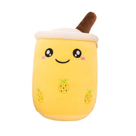 EHIOG – Peluche Bubble Tea 25/35 Cm – Coussin Tasse De Thé Souple – Cadeau Drôle Pour Enfants Et Ados