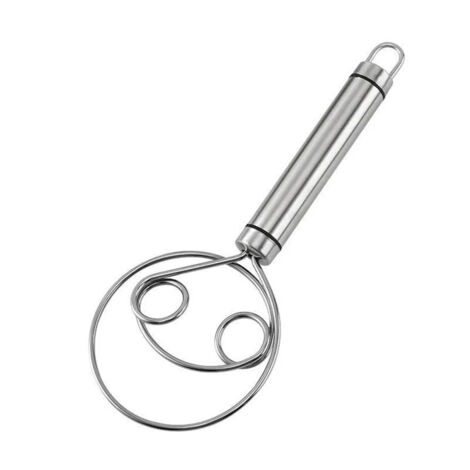 Lot de 4 fouets à pâte en acier inoxydable, longueur 21,5 cm, outils pâtisserie