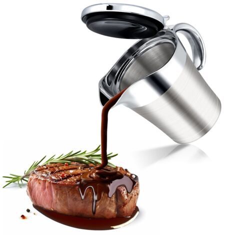 450ml Thermo Saucière Soßenkanne Soßiere Soßenspender Soßenschüssel