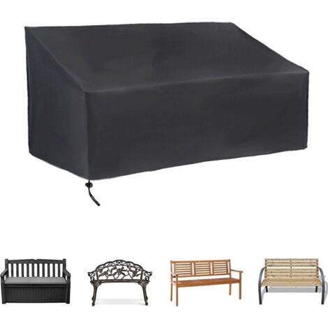 Housse de protection pour Banc de jardin 2 Places Bankbezug,imperméable Oxford Tissu respirant Housse pour salon de jardin 134x66x89cm (1/5)