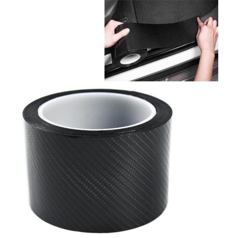 Anti-choc de Protection sur la Voiture - Carbone-Impact - 10 cm x 5 m, Noir