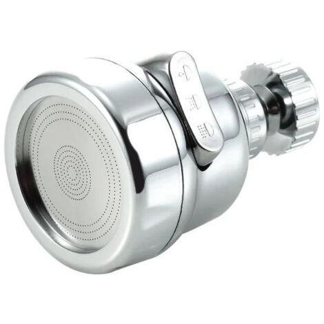 La buse pour le Robinet Rotatif à 360° de l'Eau de l'Adaptateur, de l'Argent