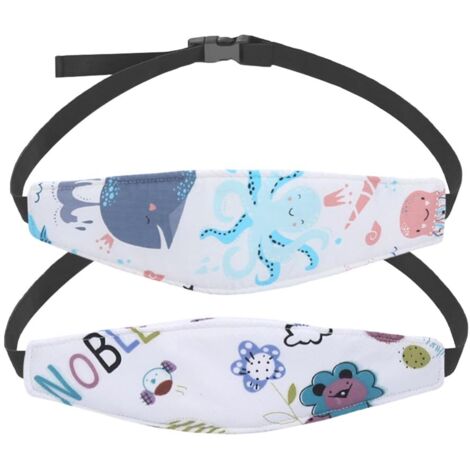 Lot de 2 appui-têtes pour siège auto, appui-tête pour enfant, utilisation en voiture, réglable, adapté aux sièges auto, appui-tête, appui-tête de voyage, protection du cou et des épaules (1/5)