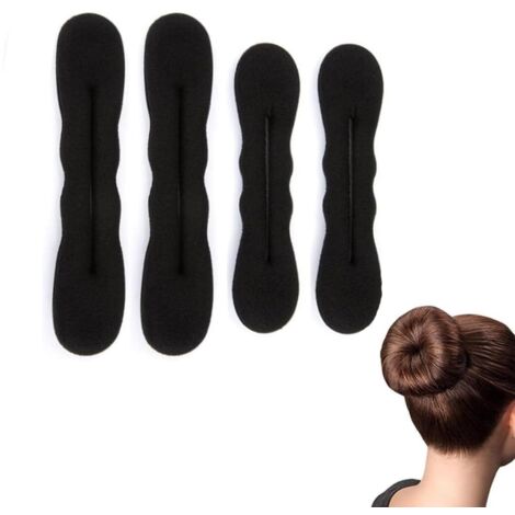 4 pièces Bun Maker, Pillow Top Hair Stylist, Hair Plate Maker, Bun Maker, Magic Bun