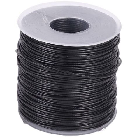 1mm 7x7 Câble en Acier Inoxydable, 100m Câble Métallique en Acier Enduit Fil de Suspension en Acier pour la Décoration Intérieure Extérieure Suspendue (Couleur de la Bobine Aléatoire) (1/5)