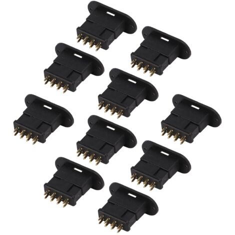 10 Paires de Prise MPX à 8 Broches Bonne Performance de Connecteur Mâle Femelle de Batterie RC pour Batterie