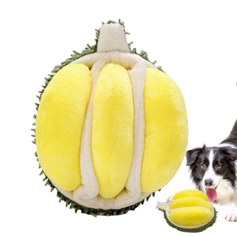 Jouet pour Chien,Peluche Doudou Dentition en Forme De Durian Réaliste avec Couineur Jouets pour Chiots pour Chiot, Intérieur Et Extérieur, Cadeau pour Noël Et Anniversaire