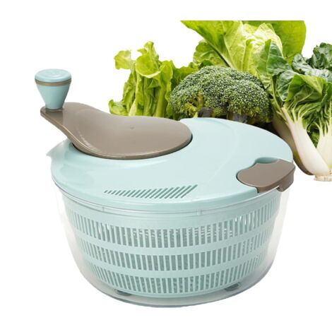 Essoreuse À Légumes Séchante Et Tournante  Laveuse À Salade Avec Égouttoir Et Déshydrateur - Panier à Légumes Laveur,Pour La Cuisine L'Appartement Le Dortoir Le Restaurant La Maison Et La