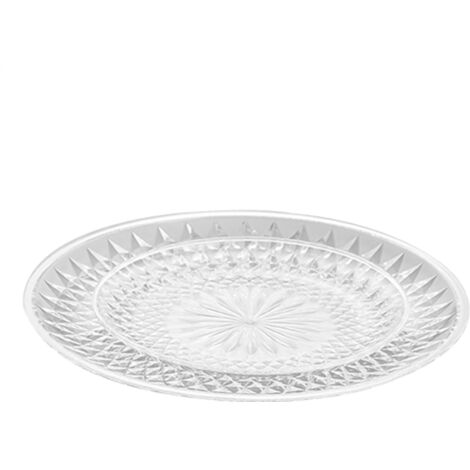 Plateau de Service d'apéritif, Assiette à collation Transparente,Plateaux en Acrylique élégants pour apéritifs Solutions de Service, Plateau de de gâteaux Alimentaires pour Bonbons