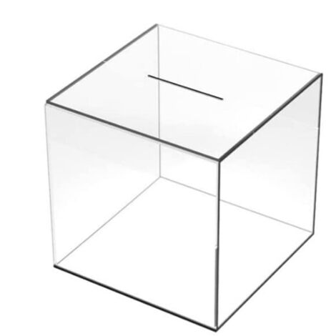 Tirelire Carrée en Acrylique - sans Ouverture Banque D'épargne - Pot D'économie pour Adultes Et Enfant, Qui Ne S'ouvre Pas, Doit Se Casser pour S'ouvrir,Convient comme Cadeau d'anniversaire