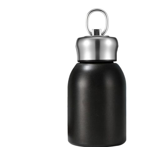 Mini Bouteille Isotherme en Acier Inoxydable 300ml, 12h Froid 8h Chaud, Anti-Fuite, Portable Compacte pour Enfant Adulte Sport Bureau (1/5)