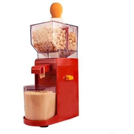 Moulin à noix portable pour pâtes à tartiner faites maison, y compris le beurre d'arachide, prend en charge plusieurs variétés de noix telles que les noix et les noisettes, léger et facile à ranger