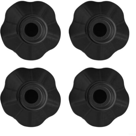 Lot de 4 protections de pieds de chaise de camping, antidérapantes, résistantes à l'usure, anti-coulant, pour chaises pliantes d'extérieur (15 mm)