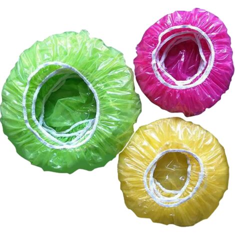 Couvercle de Protection Alimentaire éLastiques - 60 Pièces en Plastique Réutilisables et Colorées pour Protéger les Légumes