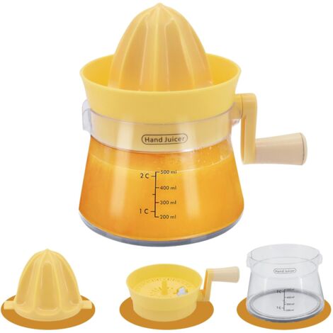 Presse-agrumes manuel, presse-agrumes, citron, orange, presse-agrumes, presse-agrumes manuel avec tasse à mesurer (1/5)