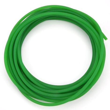 Courroie Ronde en Polyuréthane Ceinture en PU Verte pour Transmission 2mm 3mm 4mm 5mm 6mm 8mm 10mm 12mm 15mm (6mm×10m)