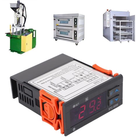 Régulateur de Température 220V, -50 À 50°C Thermostat À Affichage Numérique Régulateur Smart Température de Réfrigérateur, Avec Capteur NTC, pour Armoire Froide Domestique Et Boîte Thermostatique (1/5)