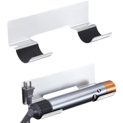 Organisateur d'accessoires de coiffure - support pour sèche-cheveux sans perçage - acier inoxydable