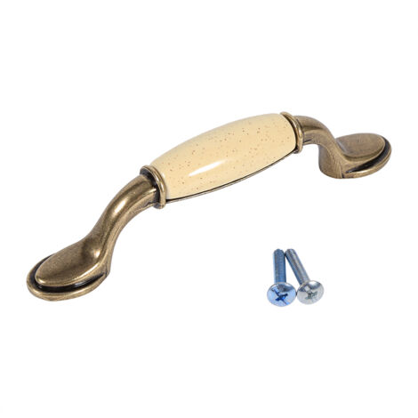 Poignée de porte -Bronze céramique -armoires de cuisineGarde-robeEspacement des trous 96 mm (1/5)