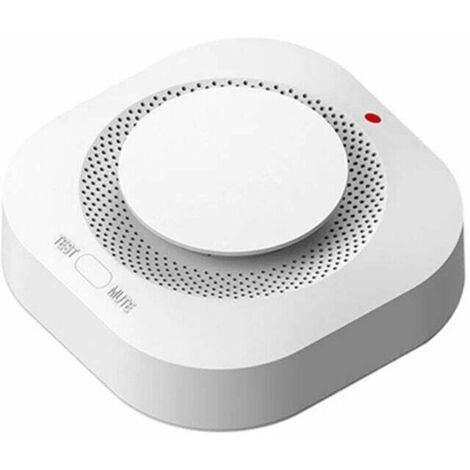 Wi-FiDétecteur de fumée intelligent, alarme de détection de fumée en temps réel, compatible avec de nombreux appareils (1/5)