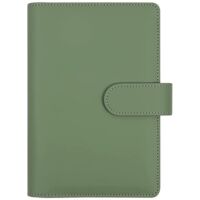 Classeur A5,Classeurs à feuilles A5 en cuir PU, Classeur Budget Pour Agenda Budget,Classeurs à anneaux,Organiseur Agenda,Couverture Classeur A5 6 Anneaux