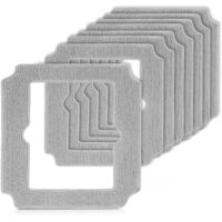 8 Pièces Serpillère Rechange pour Ecovacs Winbot Mini Robot de Nettoyage de Vitres, Microfibre Lingette Robot Lave Vitre pour Ecovacs Winbot Mini avec W-CC02-0012, Réutilisable et Lavable