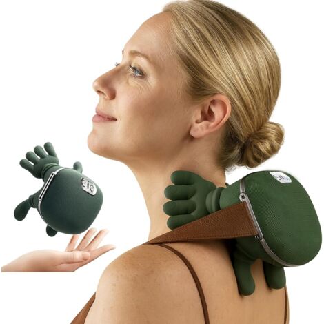 4D-Nackenmassagegerät, Nackenheizung, USB-Schultermassagegerät, 3 Massageeinstellungen und 2 Wärmestufen, für Zuhause, Büro, Reisen, zur Muskelentspannung und Linderung von Müdigkeitsschmerzen