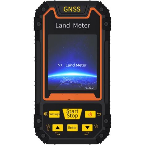 Tragbares GPS-Vermessungsgerät, S3 Flächenmessgerät mit 4 Messmodi, 2,4-Zoll-Farbbildschirm, GNSS-GPS-Empfänger, Vermessungswerkzeug