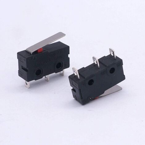 10pcs Mini Micro Switch AC 125-250V 5A 3 Pins Red Cherry Arcade Limit ...