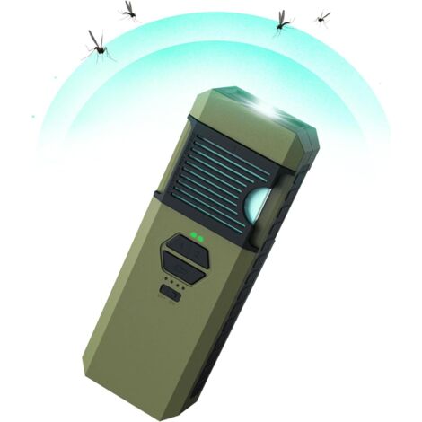 3-in-1 Upgrade Electric Mosquito Repellent with Camping Lantern, Electric Mosquito Repellent, 9000mAh Rechargeable Battery, IP67 Waterproof, for Outdoor Use (1/5)