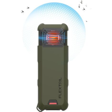 Max Repel, Portable Electric Mosquito Repellent, Outdoor Mosquito Repellent, 9600 mAh Mobile Power Supply, Heating Temperature 130 to 165℃, Camping, Hiking (No Pad) (1/5)