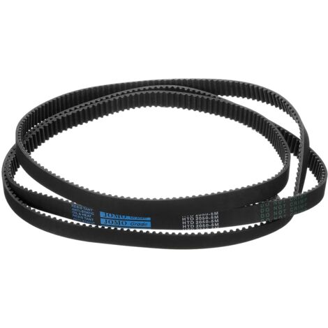 Courroie de Distribution Caoutchouc HTD-5M, Courroies d'Entraînement Synchrone à Boucle Fermée 410 Dents pour Poulie Imprimantes 3D, 2050x15x3.6mm (Longueur x Largeur x Hauteur) (1/5)