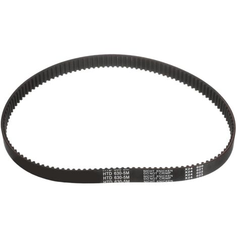 Courroie de Distribution Caoutchouc HTD-5M, Courroies d'Entraînement Synchrone à Boucle Fermée 126 Dents pour Poulie Imprimantes 3D, 630x15x3.6mm (Longueur x Largeur x Hauteur) (1/5)