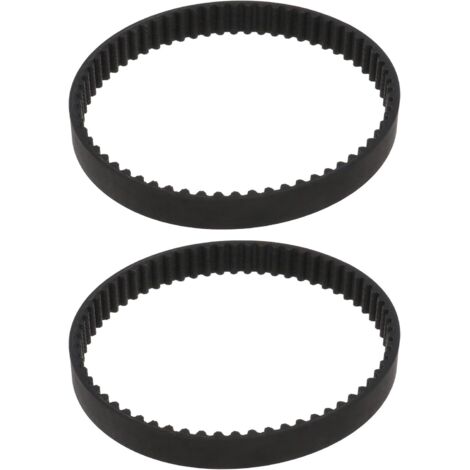 2X Courroie Dentée pour Scarificateur HTD320-5M-12 5 mm Pas 12 mm Largeur 64 Dents 320 mm Circonférence Caoutchouc Boucle Fermée sans Fin Synchrone Noir Accessoires de Remplacement (1/5)