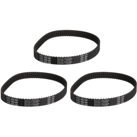 3pcs Courroie de Distribution Caoutchouc HTD-5M, Courroies d'Entraînement Synchrone à Boucle Fermée 93 Dents pour Poulie Imprimantes 3D, 465x15x3.6mm (Longueur x Largeur x Hauteur) (1/5)