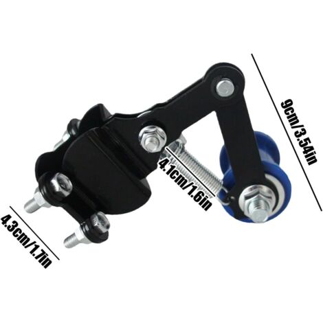 Tendeur de Chaîne pour Moto - Guide À Rouleau pour Tension De Chaîne Guide Galet avec Système de Tension pour VTT Dirt Bike et Quad (1/5)