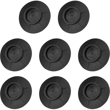 Lot de 8 ventouses anti-vibrations pour machine à laver, tapis anti-vibration, support de pied pour machine à laver, arrêt des vibrations et du bruit (1/5)