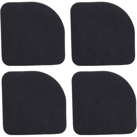 Lot de 4 Tapis Antidérapants Anti-vibrations pour Machine à Laver et Réfrigérateur, en EVA Absorbant les Chocs, Protège les Appareils des Rayures (1/5)