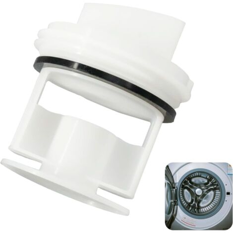 Filtre à peluches pour lave-linge et sèche-linge, Compatible avec Bosch, Siemens, Neff, Constructa - Modèles 00647920, 647920, 00605010, 605010, 00602008, Plastique de Haute Qualité, Blanc, 74mm x 63m