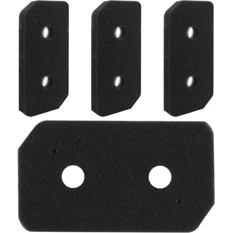 4 Pièces Filtre Èponge pour Sèche-Linge, 228 × 128 × 20 mm Filtre de Rechange 12007650, Filtrante en Mousse pour Bosch Siemens, Accessoire Compatible avec Série 4 Série 8 (1/5)