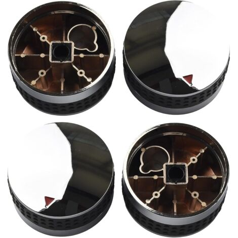 Lot de 4 boutons de commande universels pour barbecue à gaz, 58 mm/50 mm, pour cuisinière/four/grill (58 mm), R595WKT8SF469GHB32D7CYW (1/4)