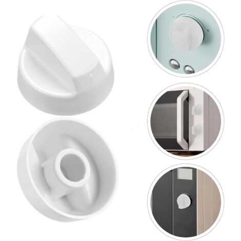 Bouton Plaque de Cuisson,4pcs Boutons de Commande Universels,Bouton de Cuisinière,Bouton pour Réchaud à Gaz,pour Presque Toutes Les Cuisinières,Plaques de Cuisson,Four,Cuisinière à Gaz (Blanc) (1/4)