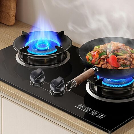 Bouton De Cuisson 4 Pièces Boutons Universels Avec Adaptateurs ABS Boutons Rotatifs Bouton À Thermostat Pour Cuisinière Pour Four Cuisinière Plaques De Cuisson Gaziniere Electrique Gaz (1/4)